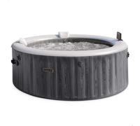 Spa de exterior hinchable gris redondo de ø216 x 71 cm para 6 personas con cubierta incluida y wifi intex