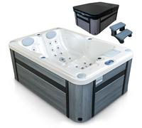Spa exterior - MOSSA - para 2 personas 200x135 cm 50 jets Bluetooth LED - VL-2P-PRO-PW-DG-Z