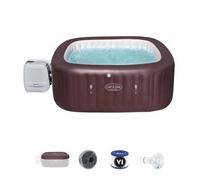 Spa Hinchable Bestway Lay-z-spa Maldives Hydrojet Pro Para 5-7 Personas Cuadrado 201x201x80 Cm Con Luz Led