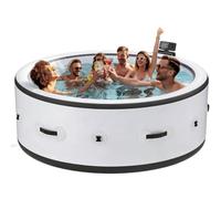 Spa Hinchable Exterior para 4-6 Personas, 150 Chorros y Calor a 40 °C