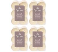 Spaas 12 Velas antitabaco, ± 10 Horas, Marfil, 58 mm de Profundidad x 24 mm de Alto (Paquete de 4)