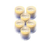 Spaas 6 Pop velas sin aroma, ± 27 horas, Azul Atardecer