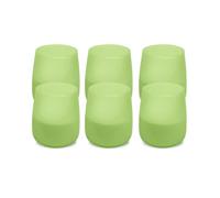 Spaas 6 velas perfumadas de citronela Soft Glow alrededor de 38 horas, verde pistacho, jardín asiático