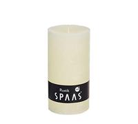 Spaas 6 Velas rústicas sin Perfume, 70/130 mm, 60 Horas, Color Marfil
