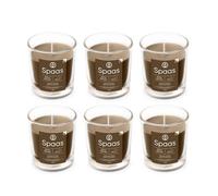 Spaas 6x Vela perfumada 25 h, Warm Wonder
