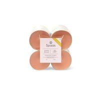 Spaas 8 x 8 velas de té de citronela maxi, alrededor de 10 horas, rosa hada, flor de verano