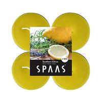 Spaas Southern Citrus - Velas aromáticas (12 x 4 Unidades, 10 Horas)