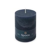 Spaas Vela pilar rústica, 100/130 mm, 95 h, color azul oscuro