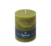 Spaas Vela pilar rústica, 100/130 mm, 95 h, color verde oliva