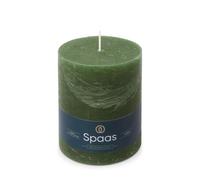 Spaas Vela pilar rústica, 100/130 mm, 95 h, color verde oscuro