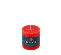 Spaas Vela pilar rústica 70/70 mm 25 h, rojo