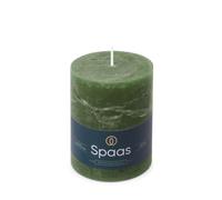 Spaas Vela pilar rústica, 80/110 mm, 65 h, color verde oscuro