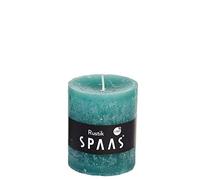 Spaas Velas rústicas sin perfume de 68/80 mm, ± 30 horas, color verde esmeralda