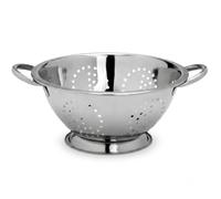 Space Home - Colador de Cocina Con Pie y Escurridor de Acero Inoxidable Para Drenar Pasta, Verduras, Frutas y Arroz - 28 cm