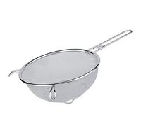 Space Home - Colador de Cocina de Malla Fina Con Patas - Escurridor de Acero Inoxidable Para Drenar Pasta, Verduras, Frutas, Arroz y Harina - 22 cm
