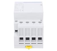 Spacnana BCH8-63 63A 400V AC DC Contactor Silencioso Contactor Eléctrico Doméstico Interruptor Modular para el Hogar Hotel Automatización de Apartamentos con Diseño Delgado Bajo Ruido (AC/DC 24V)