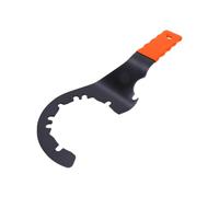 Spacnana Llave de Desagüe Universal para Lavabo, Diseño Abierto para Tuerca de Bloqueo de 4, 6, 8 Pestañas, Extracción de Tubería de Desagüe Hexagonal de 9,2 Cm