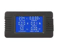 Spacnana PEACEFAIR PZEM 018 Medidor Digital de CA Probador de Corriente de Voltaje de EnergíA 80 A 260 VCA 5 A Pantalla LCD Alarma de Sobrecarga Medidor de Potencia Multifunción para Uso en Panel