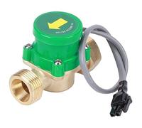 Spacnana Sensor de Flujo de Bomba de Agua HT-120 220V G3/4in Interruptor de Control Automático Interruptor de Flujo de Agua Electrónico con Cuerpo de Latón Diseño sin Chispa para de