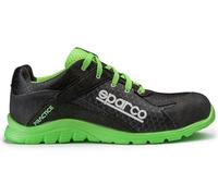 Sparco 0751743NRVF Zapatillas Practice Keke Talla 43 Negro/Verde S1P SRC
