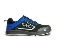 Sparco 0752638NRAZ, Botas de Seguridad y contra Incendios Unisex Adulto, Negro Azul, 38 EU