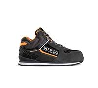 Sparco Allroad, Industrial Shoe Unisex Adulto, Grigio Scuro-Arancio Fluo, 39 EU