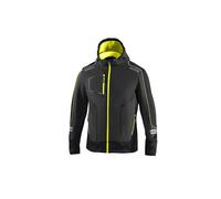Sparco Chaqueta Técnica NDIS Soft-Shell Tech Gris/Amarillo Fluo Talla L