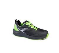 Sparco Zapatos de seguridad y contra incendios Impulse Lucas Unisex Gris oscuro/verde fluo 45 EU