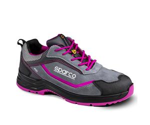 Sparco Indy Danica S3 Zapato de Seguridad Talla 35 Gris/Fucsia