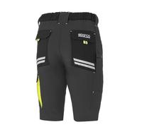 Sparco Laredo Shorts, Amarillo Fluo, XXL Unisex Adulto