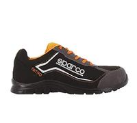 Sparco Nitro - Zapatos de Seguridad S3S ESD en Microfibra Suede Resistente al Agua, EN ISO 20345, Suela PU