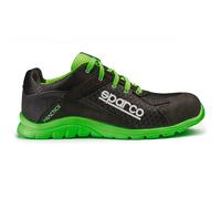 Sparco Zapatillas Practice Keke 0751740NRVF S1P SRC Talla 40 Negro/Verde