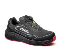 Sparco Teamwork Rotor, Zapatos de Seguridad para Hombre S3 ESD HRO Bajos. Cierre rápido Rotor A-Top, repelentes al Agua, sin Metal, Suela HRO, EU 44