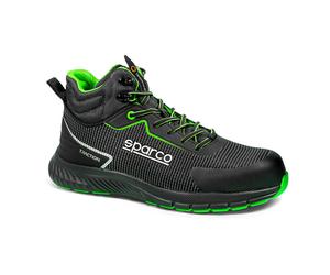 Sparco Traction NAOKI Bota de seguridad Negro/Verde Talla 43