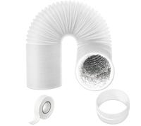 SPARES2GO Tubo de PVC de extensión para aire acondicionado Delonghi (3 m, 5 pulgadas)