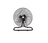 SPARK-VENTILADOR DE SUELO. 10 PULGADAS. CON 3 ASPAS DE ALUMINIO. AJUSTE DE 3 VELOCIDADES. POTENCIA 40W. PARRILLA Y BASE REVESTIDAS DE NEGRO. INCLINACIÓN AJUSTABLE.