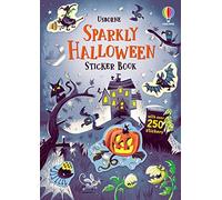 Libro de pegatinas brillantes de Halloween para niños (Sparkly Sticker Books) – Usborne