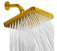 SparkPod Cabezal de ducha fijo, lluvia de alta presión, aspecto moderno de lujo, fácil instalación sin herramientas, reemplazo ajustable perfecto para tus cabezales de ducha de baño (cuadrado de 20