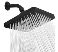 SparkPod Cabezal de ducha, lluvia de alta presión, aspecto moderno de lujo, instalación sin herramientas en 1 minuto, el reemplazo ajustable perfecto para tus cabezales de ducha de baño (cuadrado de 8