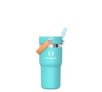 Sparrow Botella Termica 620ml Tumbler Vaso Termico con Pajita-Termo con Asa | Botella Agua Acero Inoxidable Taza Térmica Café, Antifugas sin BPA, Frío y Caliente, Lavavajillas, para Coche, Portavasos