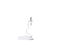 Sparrow Landing Lámpara de Mesa Con Clip Blanco