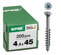 Spax 0/1046/001/4,5/45/ /02 - Tornillo para yeso (acero, 4.5 millimetros, 4,5x45mm)