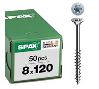 Spax Tornillo de construcción WIROX a3j T-Star Plus cabeza avellanada rosca parcial 4 corte 8x120 mm