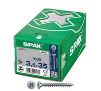 Spax International Tornillo 4003530003974 3,5 x 35 mm cincado claro 1000 piezas