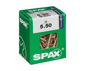 Spax 4081020500507 tornillouerca 50 mm 75 pieza(s)
