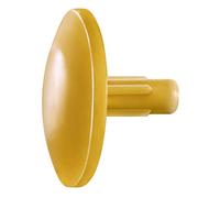 SPAX 5000009300009, Tapones de plástico con taladro en la cabeza, Amarillo, 500 piezas