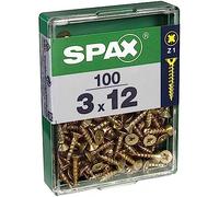 SPAX cab. plana yellox 3x12 M 100 uds