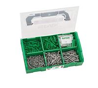 SPAX L-BOXX Mini Juego de Tornillos y Tacos WIROX T20, 481 pzas.
