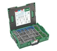 SPAX L-BOXX Maletín para Electricistas, 1.200 Tornillos y Tacos, T-STAR