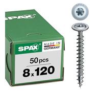 SPAX Tornillo para madera T-STAR Plus 251010801205 8,0x120 mm WIROX 4CUT 50 uds